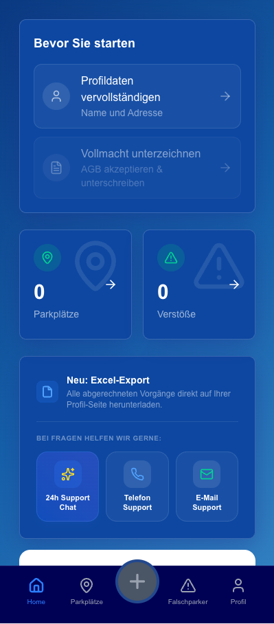 Überblick in der App